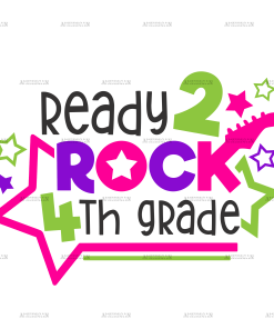 Ready 2 Rock 4th Grade DTF Transfer