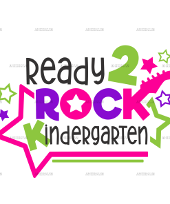 Ready 2 Rock Kindergarten DTF Transfer