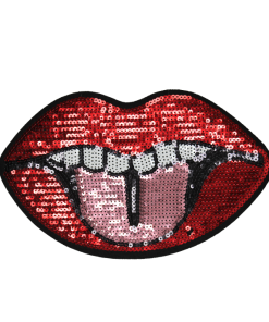 Red Lips Patch (Large/Sequin)