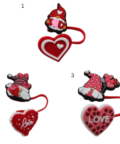 Gnomies Love Straw Toppers