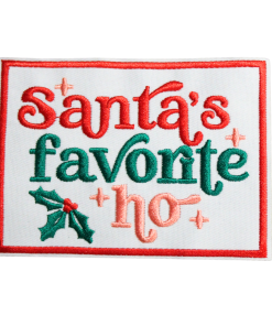 Santa's Favorite Ho Patch (Small/Embroidery)