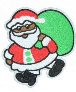 Embroidery Santa Patch (Small/Embroidery)