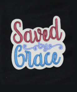 Saved by Grace Patch(Small/Embroidery)