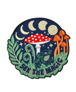 See The Magic Frog Patch(Small/Embroidery)