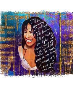 Selena Purple Dtf Transfer