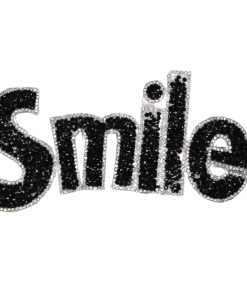 Smile Rhinestone Patch