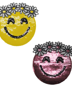 Smile Crown Patch (Large/Sequin)