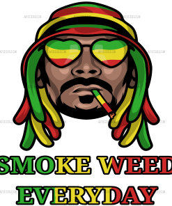 Smoke weed everyday-2 DTF Transfer