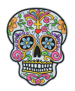 Multicolor Skull (Small/Embroidery)