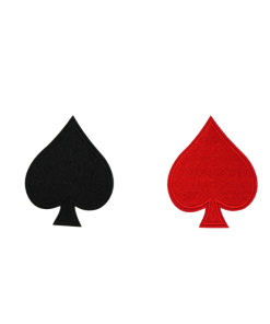 Spades Cards Patch (Small/Embroidery)