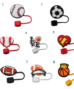 Sports Straw Toppers