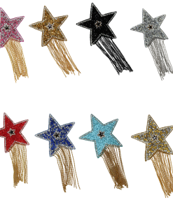 Star Tassel Rhinestone Patch