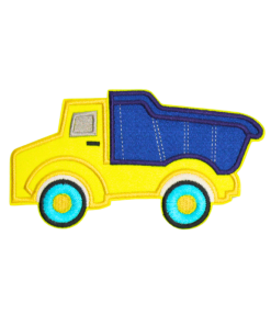Dump Truck Yellow Patch (Small/Embroidery)