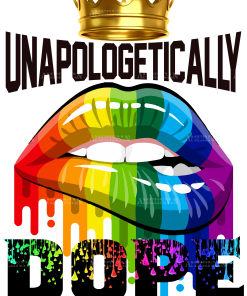 Unapologetically Dope Drippin Lips DTF Transfer