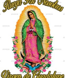 Virgen De Guadalupe Dtf Transfer