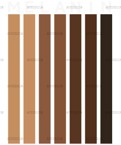 White Melanin Strips DTF Transfer