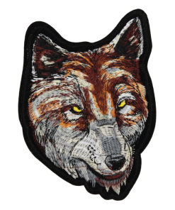 Wolf Yellow Eyes Patch (Large/Embroidery)