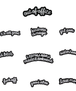 Words Patch (Small/Embroidery)