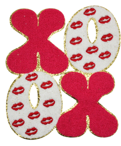 XOXO Lips Patch (Large/Chenille)
