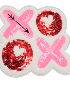 XOXO White Patch (Large/Chenille)