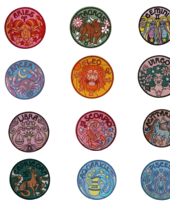 Zodiac Sign Patch (Small/Embroidery)