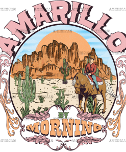 Amarillo Morning DTF Transfer