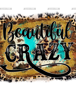 Beautiful Crazy Leopard DTF Transfer