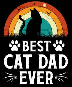 Best Cat Dad Ever-2 DTF Transfer