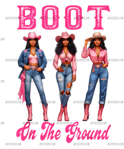 Boot On The Ground DTF Transfer