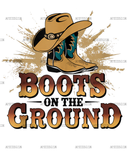 Boots On The Ground-1 DTF Transfer