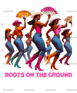 Boots On The Ground-12 DTF Transfer