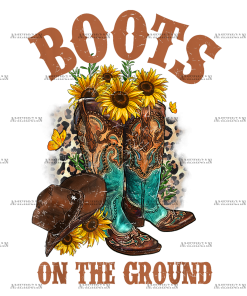 Boots On The Ground-18 DTF Transfer