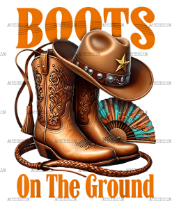 Boots On The Ground-22 DTF Transfer