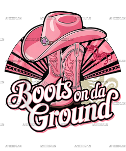 Boots On The Ground-25 DTF Transfer