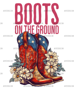 Boots On The Ground-36 DTF Transfer