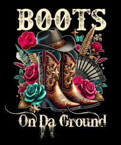 Boots On The Ground-40 DTF Transfer