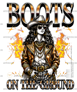 Boots On The Ground-44 DTF Transfer