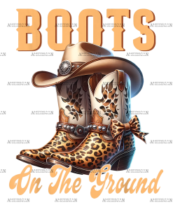 Boots On The Ground-5 DTF Transfer