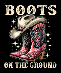 Boots On The Ground-52 DTF Transfer