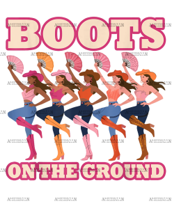 Boots On The Ground-55 DTF Transfer