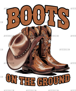 Boots On The Ground-57 DTF Transfer