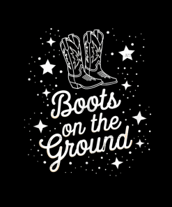 Boots On The Ground-60 DTF Transfer