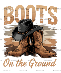 Boots On The Ground-9 DTF Transfer