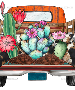 Cactus Truck DTF Transfer