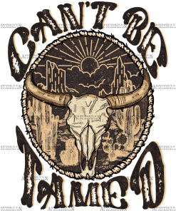 Can't Be Tamed DTF Transfer