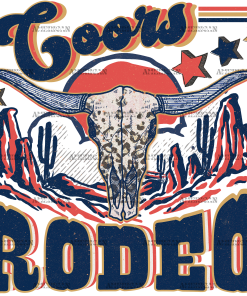 Coors Rodeo DTF Transfer