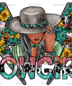 Cowgirl Hat DTF Transfer
