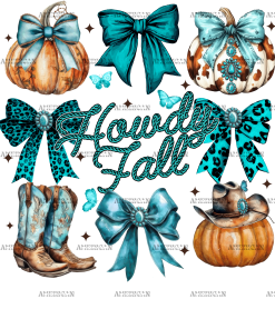 Howdy Fall Pumpkins-1 DTF Transfer