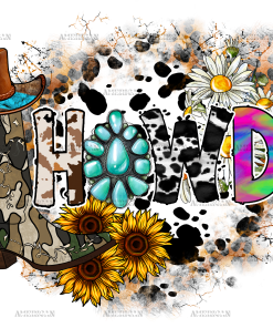 Howdy Cowboy DTF Transfer