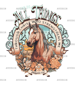 I Can Do All Things Through Christ Who Strengthens Me-2 DTF Transfer